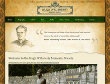 Tablet Screenshot of hughoflaherty.com